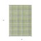 Edge Collections - 3' x 5' - Green - Washable Non-Skid Plaid Area Rug for Indoor and Outdoor Use - 1 Piece